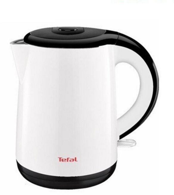 테팔 세이프티 무선 전기주전자 KO2611 내부 스텐 전기포터 화이트앤블랙 커피포트 1L, KO2611KR