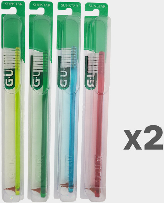 검 클래식 돔트림 칫솔 407, 4개입, 2개