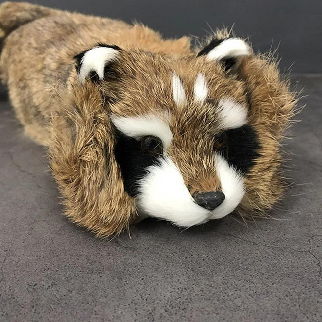 봄 동물 흰여우너구리 마술 트릭 토끼털 가짜 코미디 무대 장치 소품, 1개, 1. raccoon