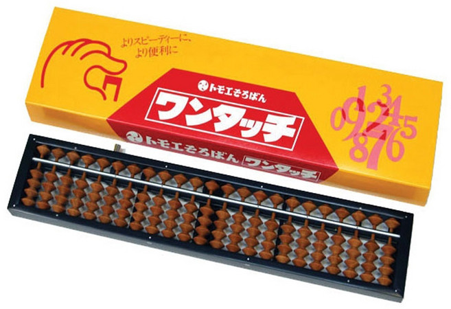 日本 TOMOE 樺玉自動式算盤 珠心算 (4x23檔) - 專業珠算學習工具