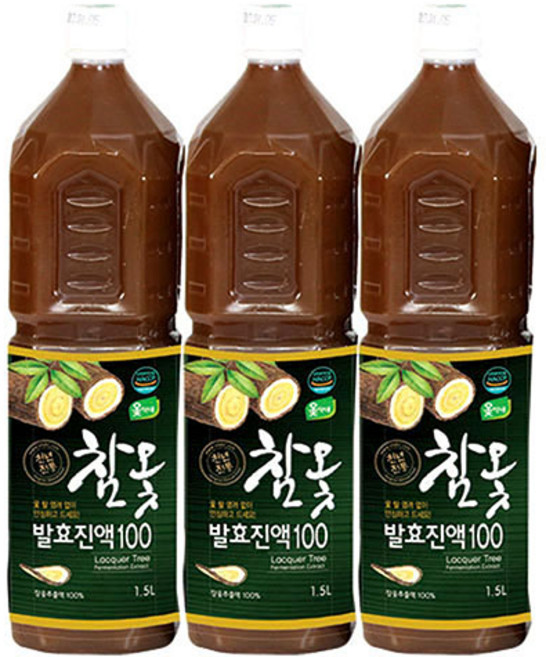 옻가네 참옻발효진액 100 (1.5L 3병), 1.5L, 3개