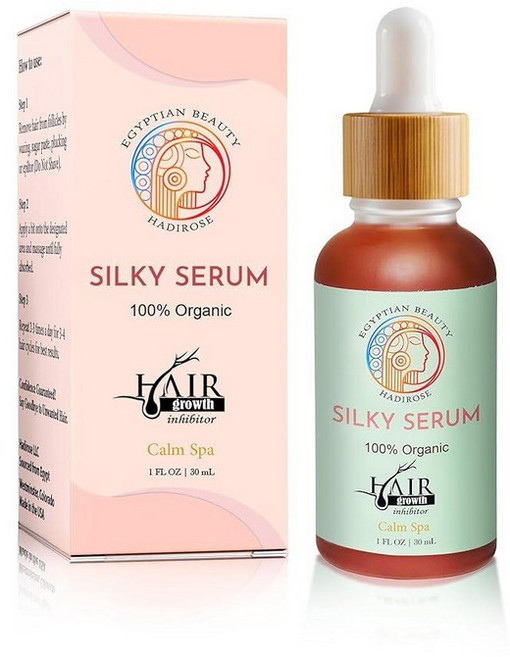 Hadirose Egyptian Cyperus Rotundus 올 내추럴 제모 세럼 | 진정 스파 향 | 농축 퓨어 레드 사드 오일 | 모발 성장 억제제 | 왁스 후 케어 |, Calm Spa, 0.9995609065896393