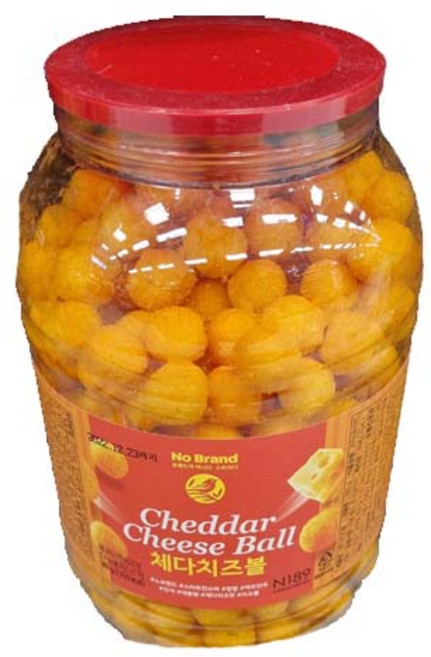 노브랜드 체다치즈볼 370g, 1개
