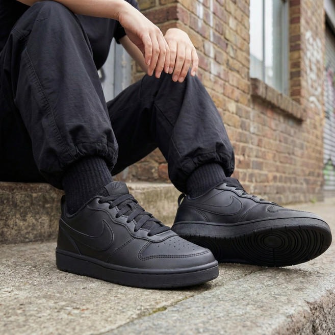 나이키 CTBR 코트 버로우 여성 운동화 발편한 데일리 여자 스니커즈 블랙