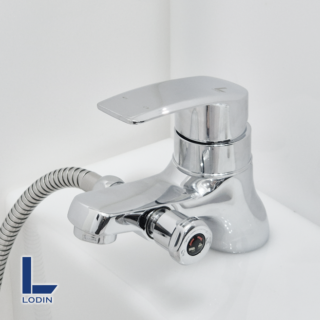 로딘 국산 원홀 겸용샤워 세면대 세면기 샤워기 수전 욕실 수도꼭지 M1-360, 1개