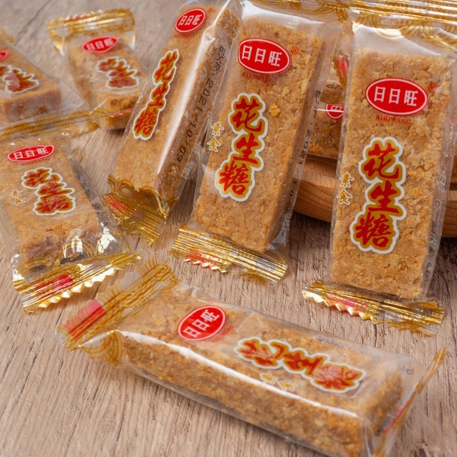 日日旺 細花生糖 糖果風暴, 1個, 日日旺細花生糖(1斤/600g)