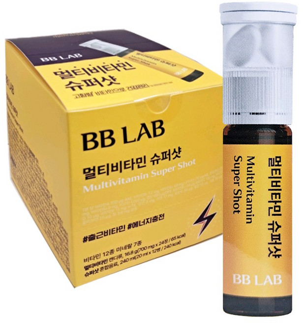 8위 - BB LAB 멀티비타민 슈퍼샷 (20ml*12병)+(700mg*24정), 1박스, 12회분