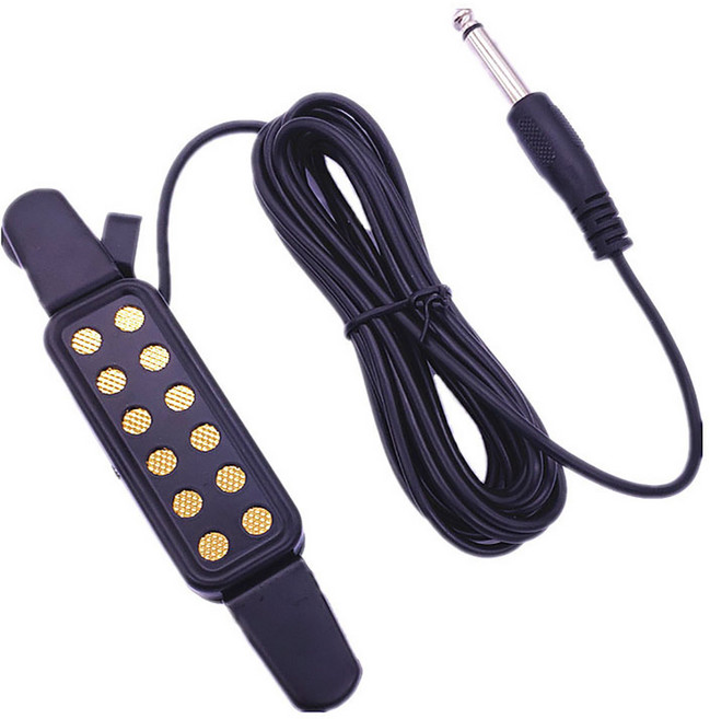 비투비돔 기타픽업 기타 통기타 케이블 픽업 잭, 1개