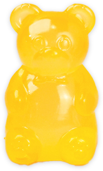 토이토 구미베어 젤리 스퀴시 스트레스볼 말랑이 장난감, 1세트, 320g, 옐로