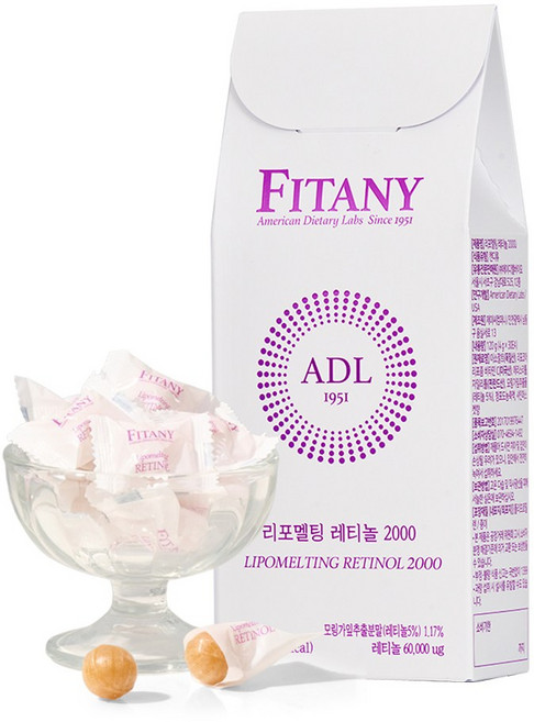 [FITANY] 피타니 리포멜팅 먹는 레티놀 로젠지 2000, 1박스, 120g