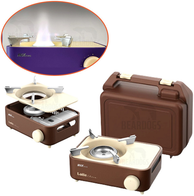 맥스 라떼 버너 미니 스토브 가스 브루스타 부르스타 맥선 휴대용, 초코