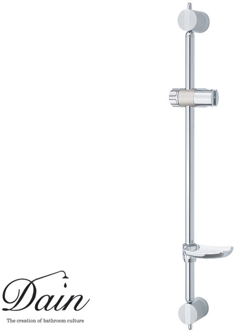 다인이엔지 아담 슬라이드바 국산 샤워기 거치대 걸이 샤워바 MB111, 실버