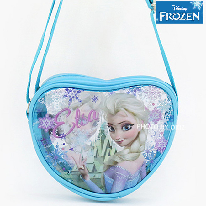 수영가방 겨울왕국 크로스끈 비치백 핸드폰가방 보조가방