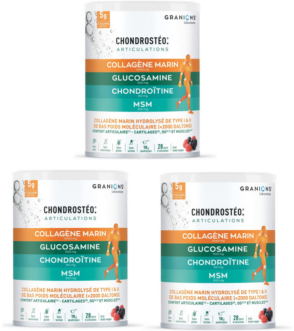 그라니온 콘드로스테오 해양콜라겐 280g 3개 프랑스