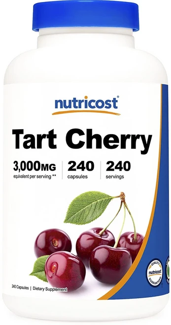 뉴트리코스트 타트 체리 3000mg 캡슐, 240정, 1개 - 쿠팡