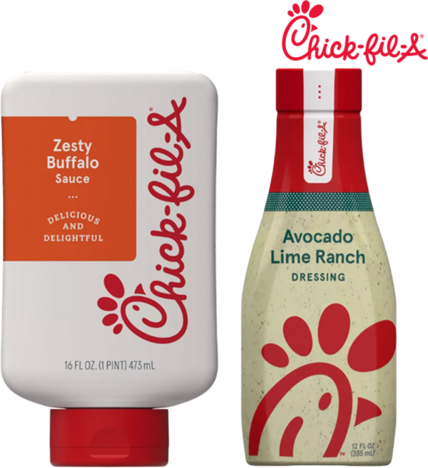 [Chick-fil-A] [1+1] 칙필에이 소스 Chickfila 제스티 버팔로 473ml + 아보카드 라임 랜치 355ml 칙필레 소스 Chick-fil-A Sauce