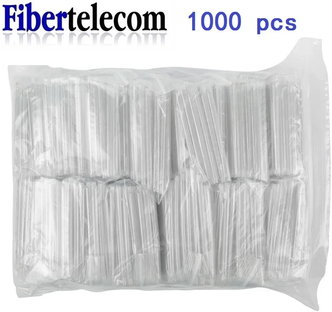 광섬유 융합 보호 스플라이스 슬리브 열 수축 튜브 핫멜트 1000 개 60mm x 1mm, [03] 1000pcs single core, 1개