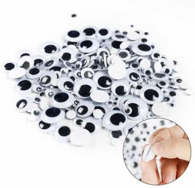 눈알스티커(혼합) 약100개 KTS