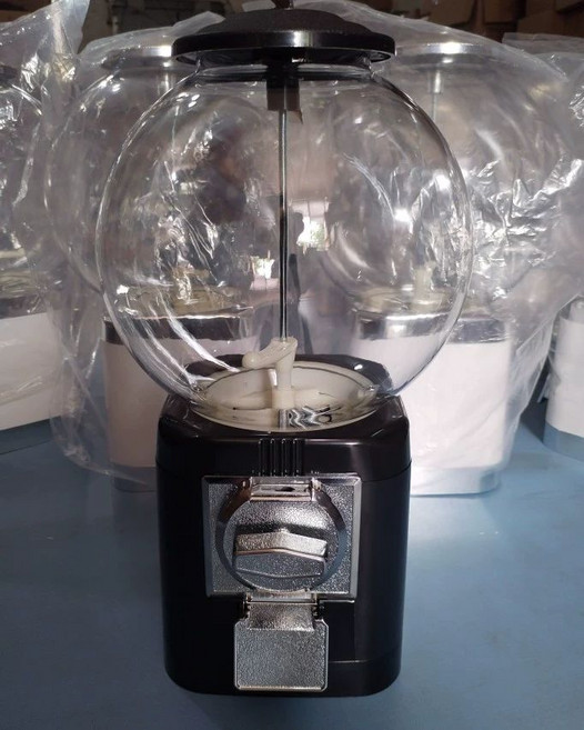 미니 캡슐 뽑기 기계 이벤트 추억의 랜덤 추첨기, 소형 두꺼운 블랙 블랙 뚜껑, 1개, 소형 두꺼운 블랙 블랙 뚜껑