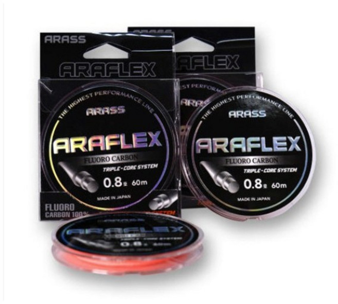 아라스 목줄 아라플렉스 카본 바다 목줄 0.8호 60M 감성돔 벵에돔 참돔, 1개, 클리어