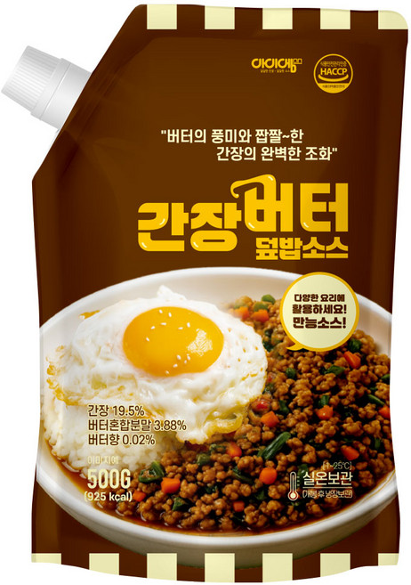 아이엠소스 간장버터덮밥소스 비빔밥, 1개, 500g
