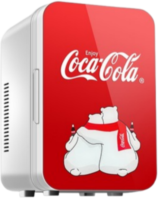 르비딕 코카콜라 미니냉장고 레트로 냉동고 소형 냉장고 슬림형 사무실 기숙사 원룸 저소음 8L, Type A