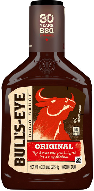 불스아이 BBQ 소스 오리지널, 510g, 1개