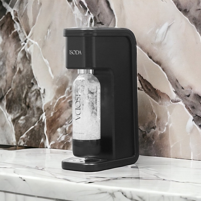 iSODA 氣泡水機 迷霧黑 搭配60L鋼瓶, IS-909