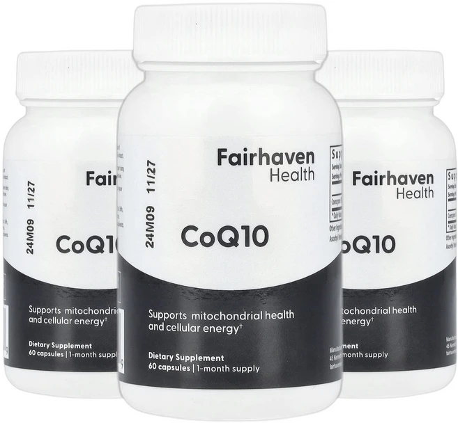 페어헤븐 코큐텐 100mg coq10 코엔자임 유비퀴논 60캡슐 3개, 60정 - 쿠팡