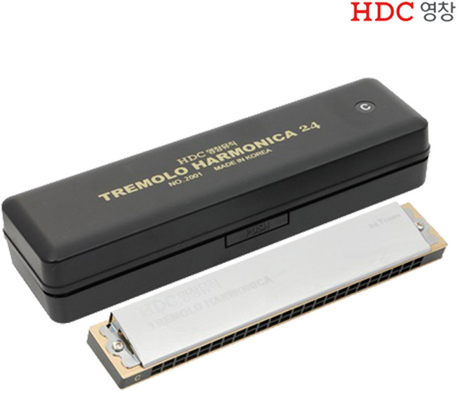 영창 트레몰로 24홀 하모니카 No.2001 국산 하모니카, F#m, 1개