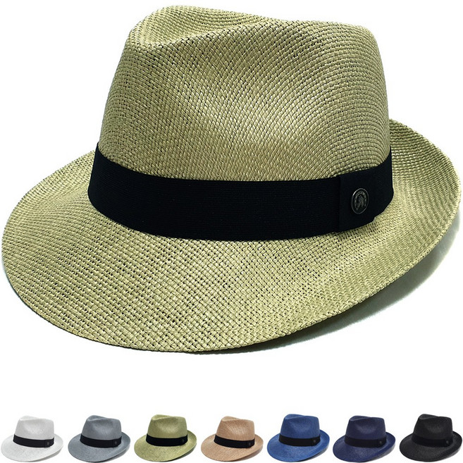 패션올리고 다이아몬드 햇 어반 젠틀 베이직 페도라 중절모 여름 여행 휴가 자외선차단 남자 여자 예쁜 모자-HAT-DH250417