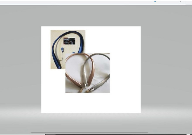 중고 LG 톤플러스 hbs-1100 불루투스 이어폰