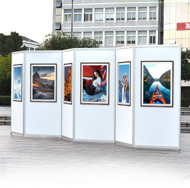 판넬 파티션 전시용 진열대 작품 가벽 그림 A타입 이동식, C. 1x2.2m (보드포함)
