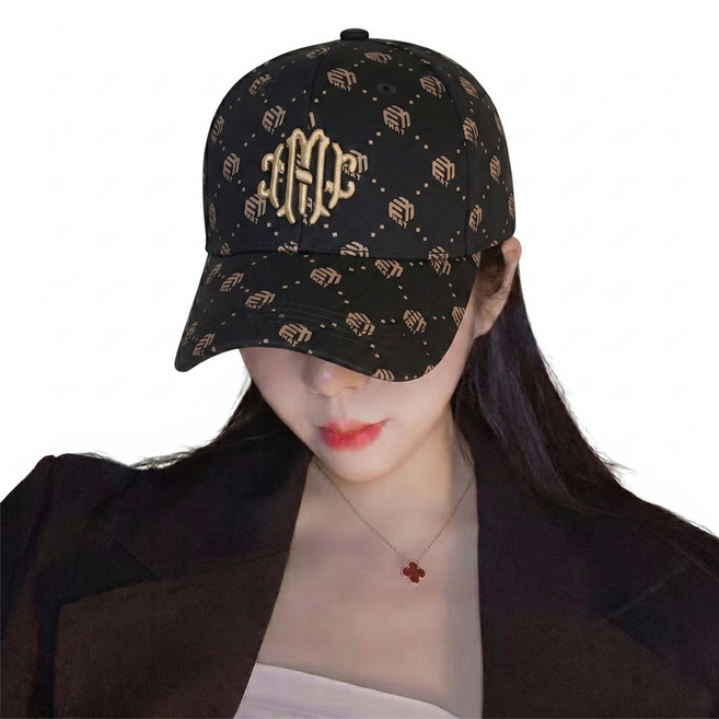 Charm Kaiser 남녀공용 볼캡 심플 모자 스냅백 자수 2415