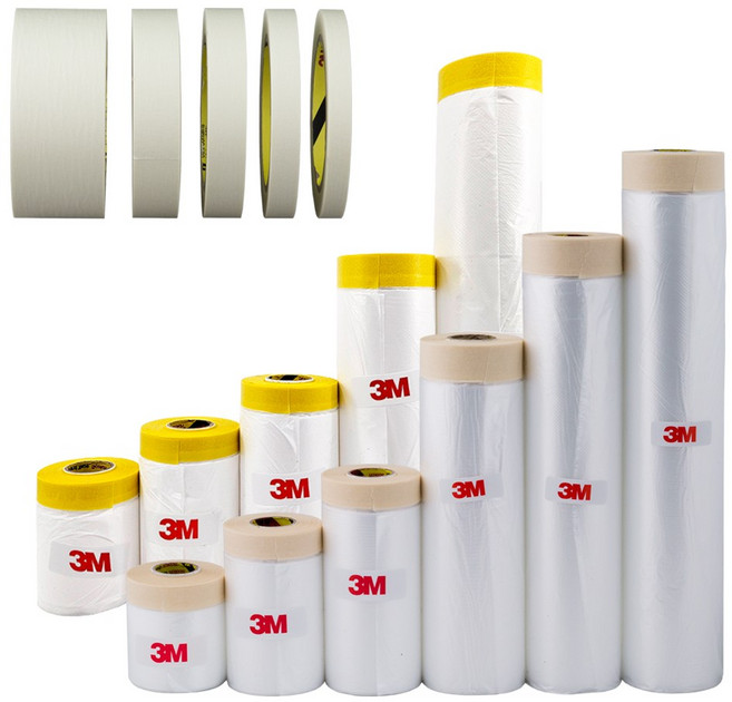 3M 마스킹 커버링 카바링 테이프 페인트 도장 도색 보양 락카 종이 전기 절연 비닐, 마스킹테이프, 1개