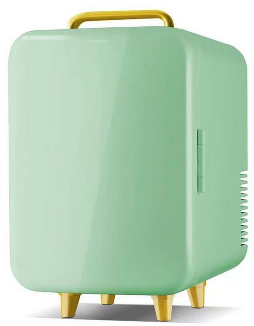 예쁜 미니 화장품 냉장고 10L 무소음 사무실, 그린_자동차용, 기본 색상