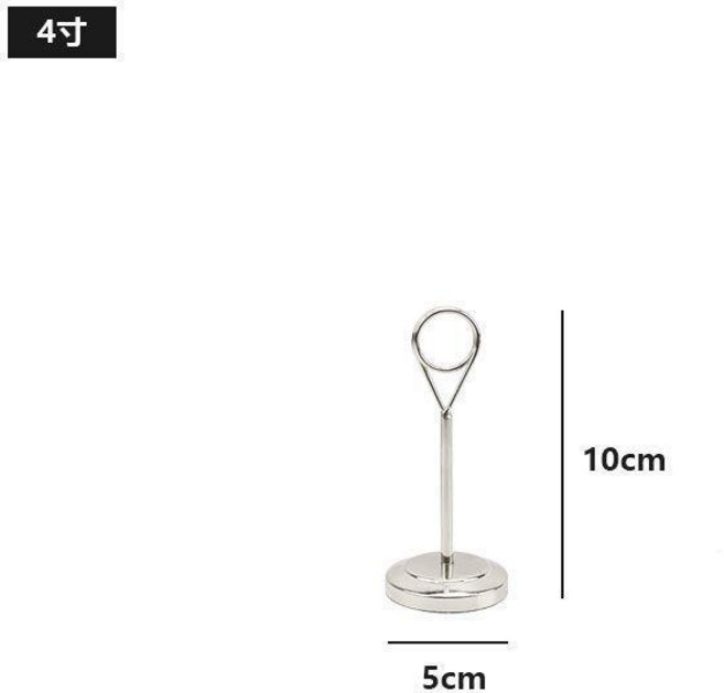 婚禮桌卡 席位卡 臺號牌, 1個, 銀色水滴款熱銷鉅惠,高度10cm4寸