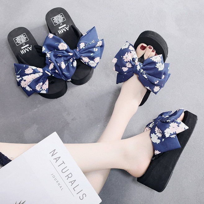 비치슈즈 해변 여성 쪼리 캐쥬얼화 통굽단화 슬리퍼 신발 웨지힐