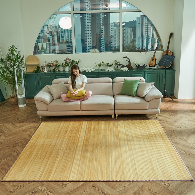 [수팍]대나무 돗자리 대나무자리 침대 마작자리 대자리