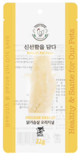 위위 고양이 간식 닭가슴살 22g, 닭가슴살 오리지널, 10개