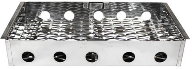 사각 숯통 차콜스타터 바베큐그릴 캠핑 화로 스텐 숯그릇 참숯 숯불 화로 로스타 번개탄 업소용, 1개