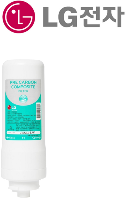 LG정품 정수기 WAD34UW1R WAD34UW1R 전용 프리카본 필터, 1.프리카본 필터(6개월)