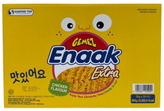 에낙 라면과자(치킨맛), 900g, 1개