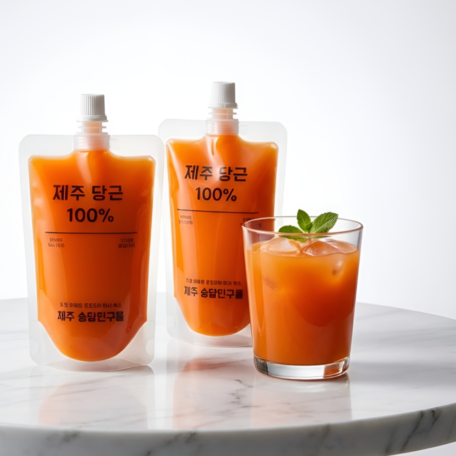 제주 당근주스 직접 재배한 당근으로 만든주스, 20개, 200ml