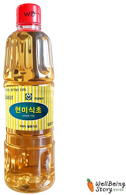한삶농산 국내산 현미 식초 요리, 1개, 900ml