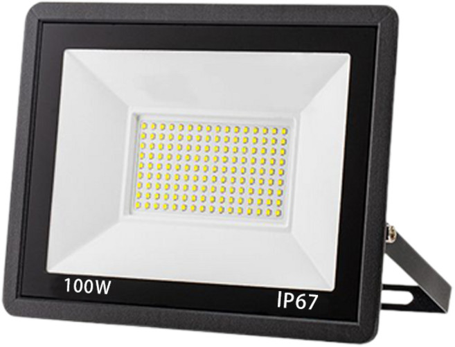 雷士 LED投光燈 IP67防水 戶外照明, 100W-白色, 1個