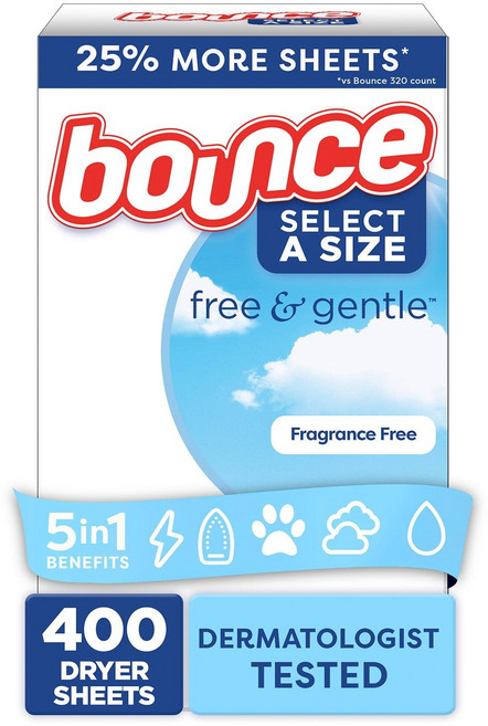 바운스 대용량 사이즈 프리 앤 젠틀 건조기 드라이어 시트