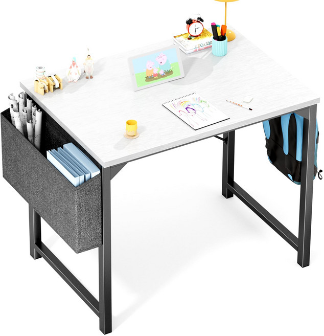 모아니스 컴퓨터 공부책상 작업테이블, 화이트