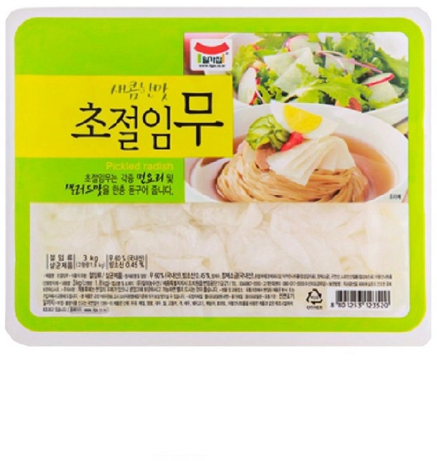 [일가집]초절임무 3kg, 1개