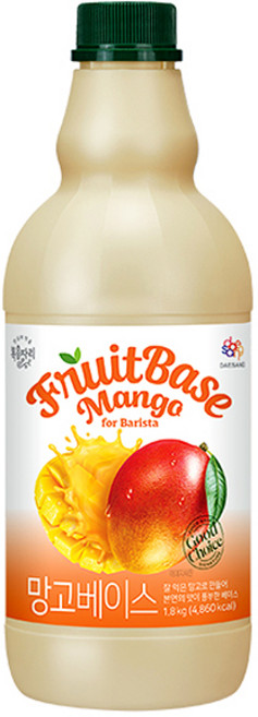 복음자리 망고스무디 1.8kg 음료베이스, 1개